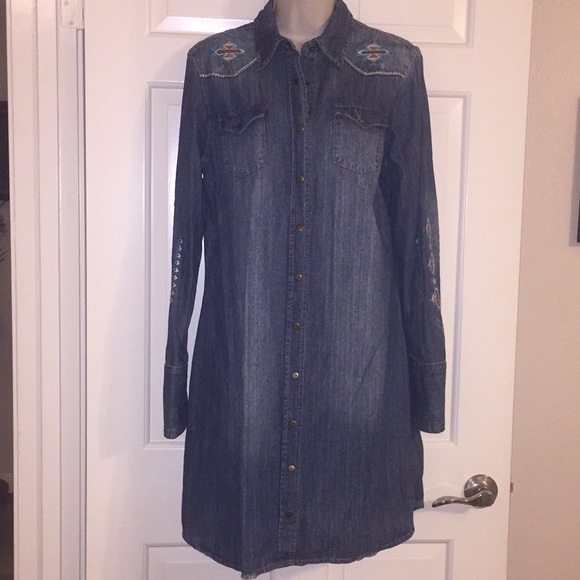 stetson denim dress